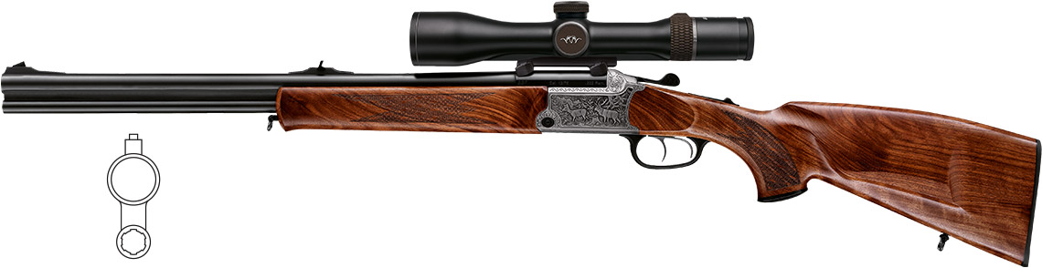 Over & under shotgun rifle BBF 95 / BBF 97 Luxus