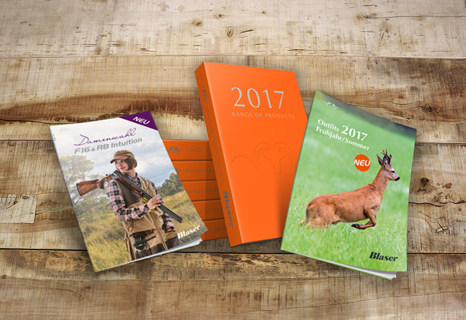 Blaser catalogs and flyers