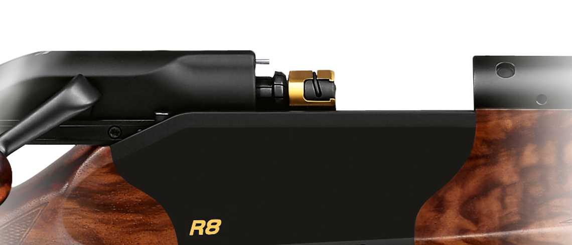 Carabina Blaser R8 testina otturatore dorata