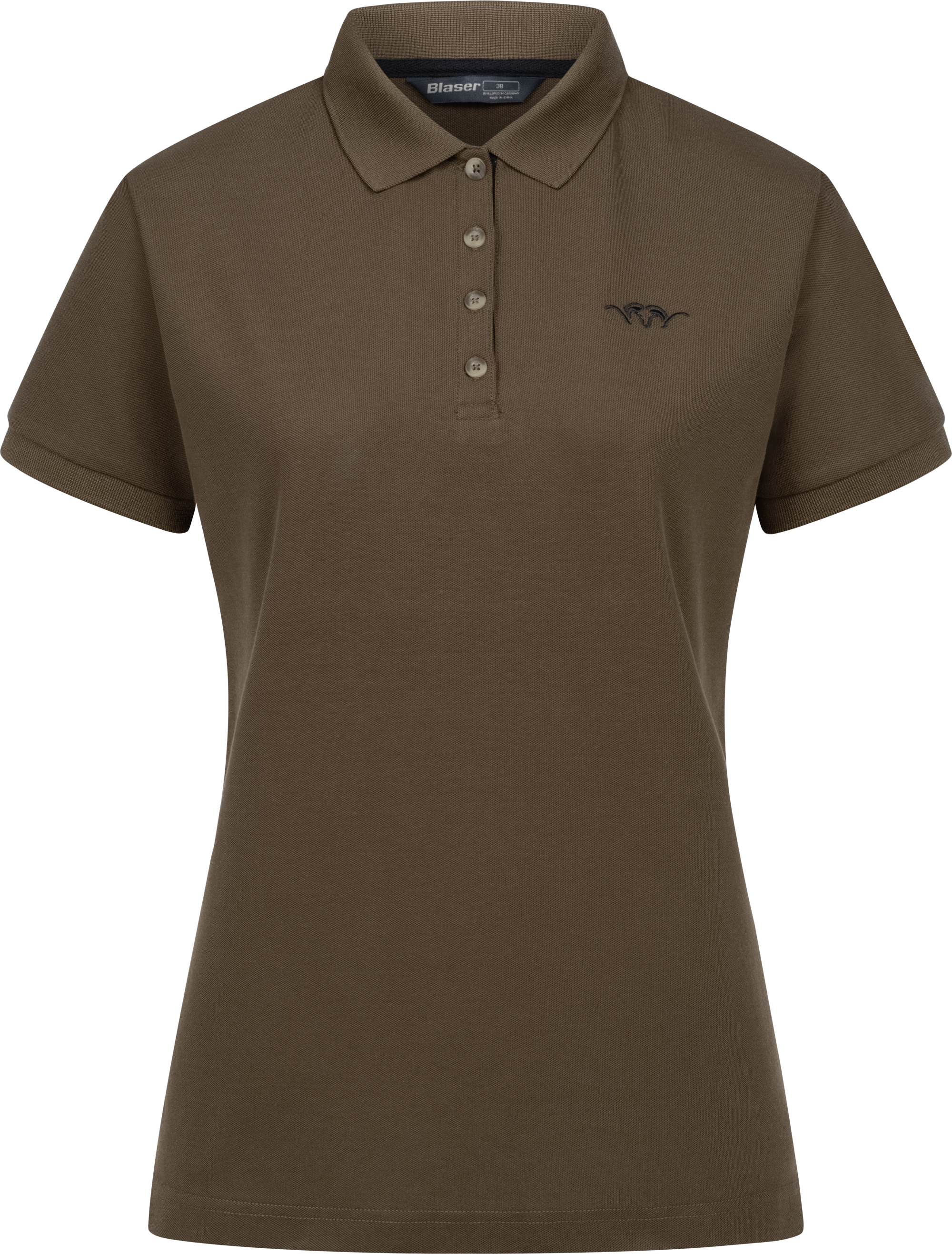 Blaser Poloshirt Damen 25 dunkelbraun1