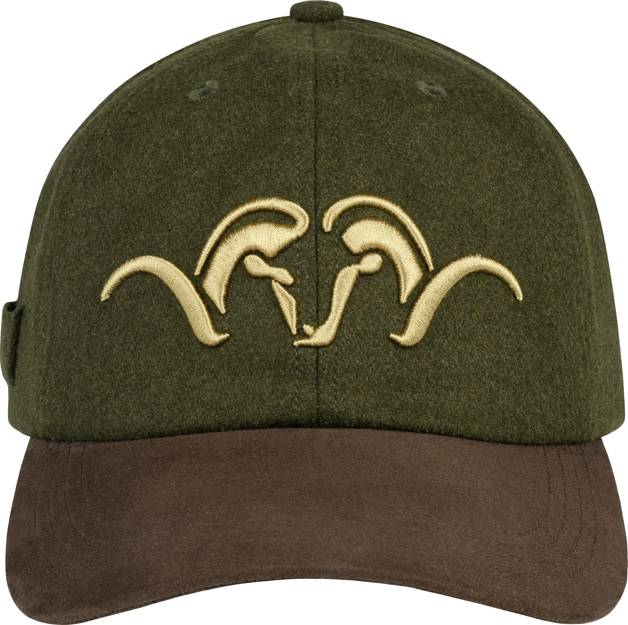 Blaser Felt Suede Cap dunkel oliv/dunkel braun