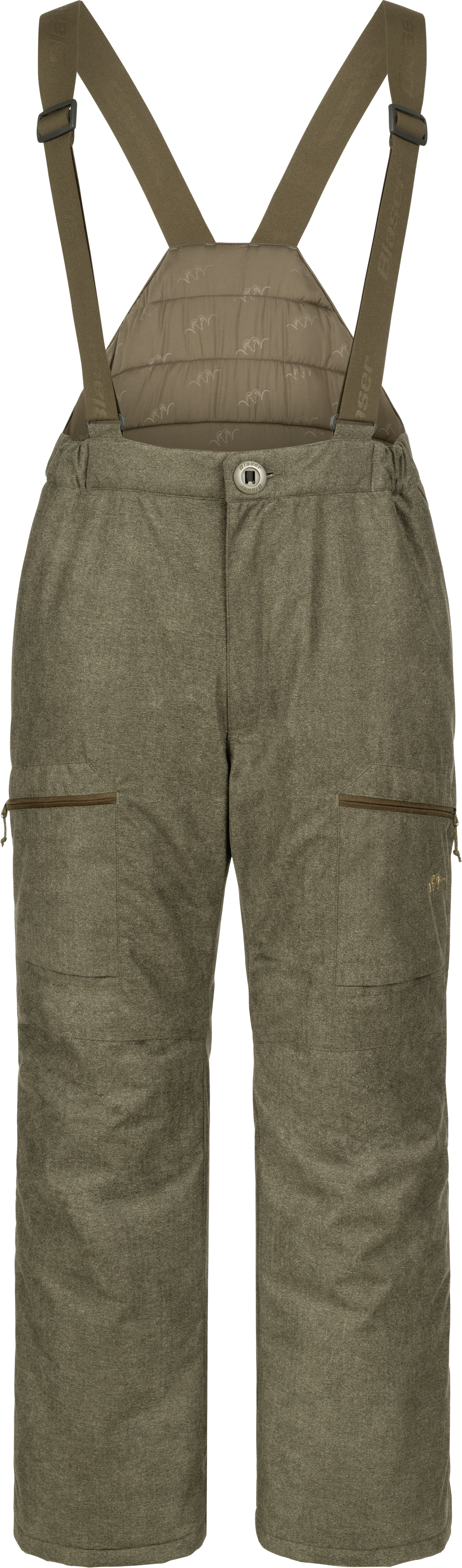 Men's VINTAGE Top Heat 2L Padded Bib olive mélange/schwarz