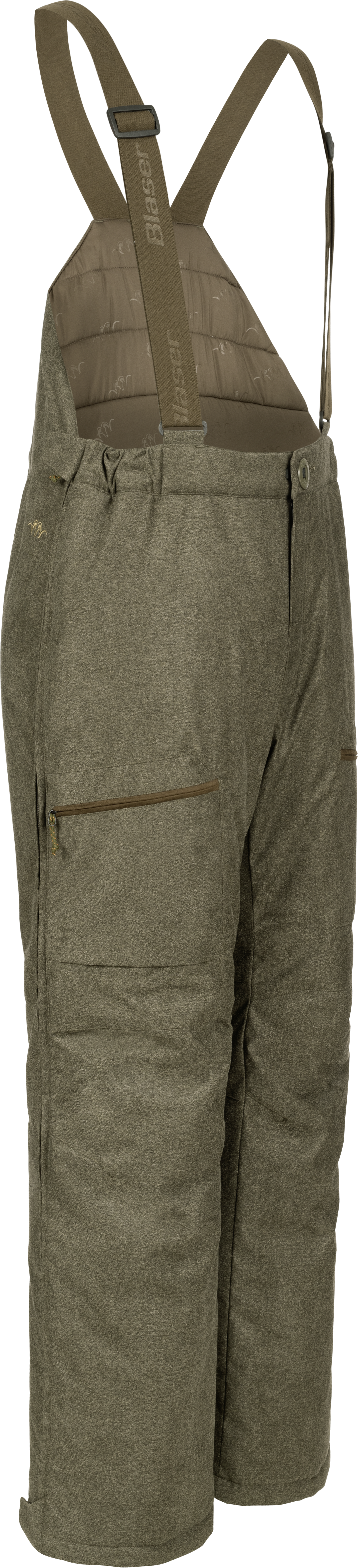 Men's VINTAGE Top Heat 2L Padded Bib olive mélange/schwarz