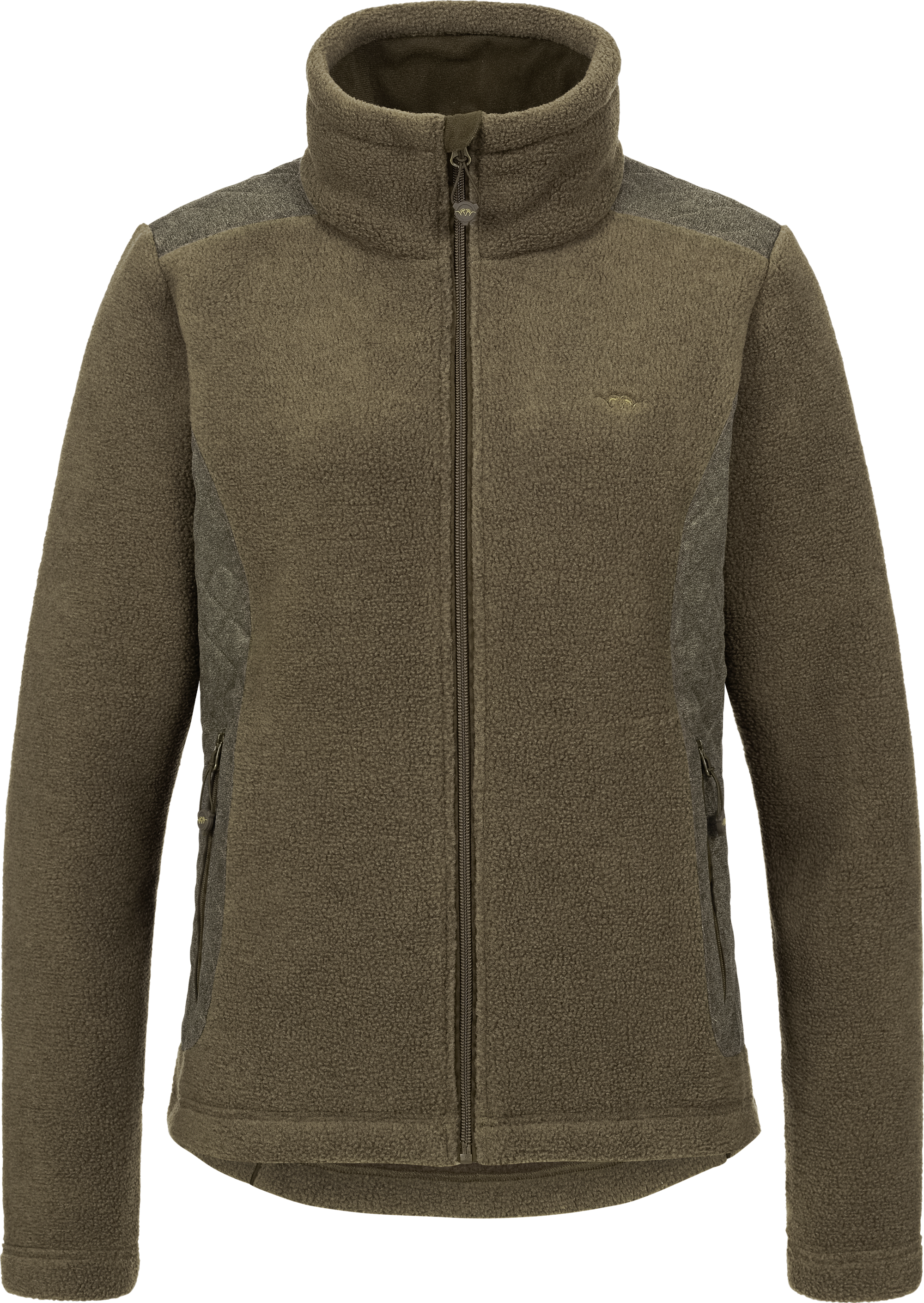 Damen Fleece Jacke Josefa schlamm