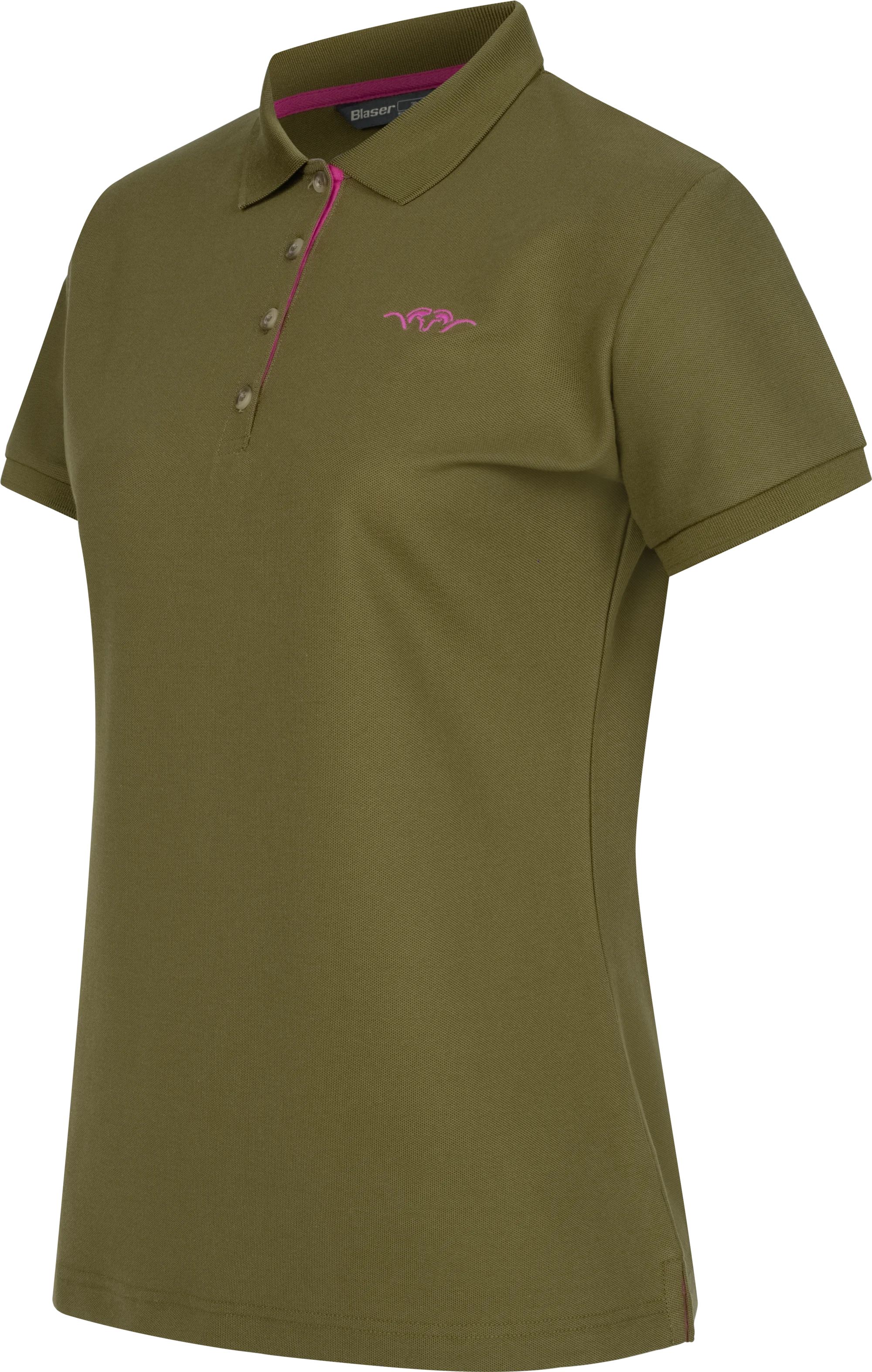 Poloshirt Damen 25 Dunkel Oliv