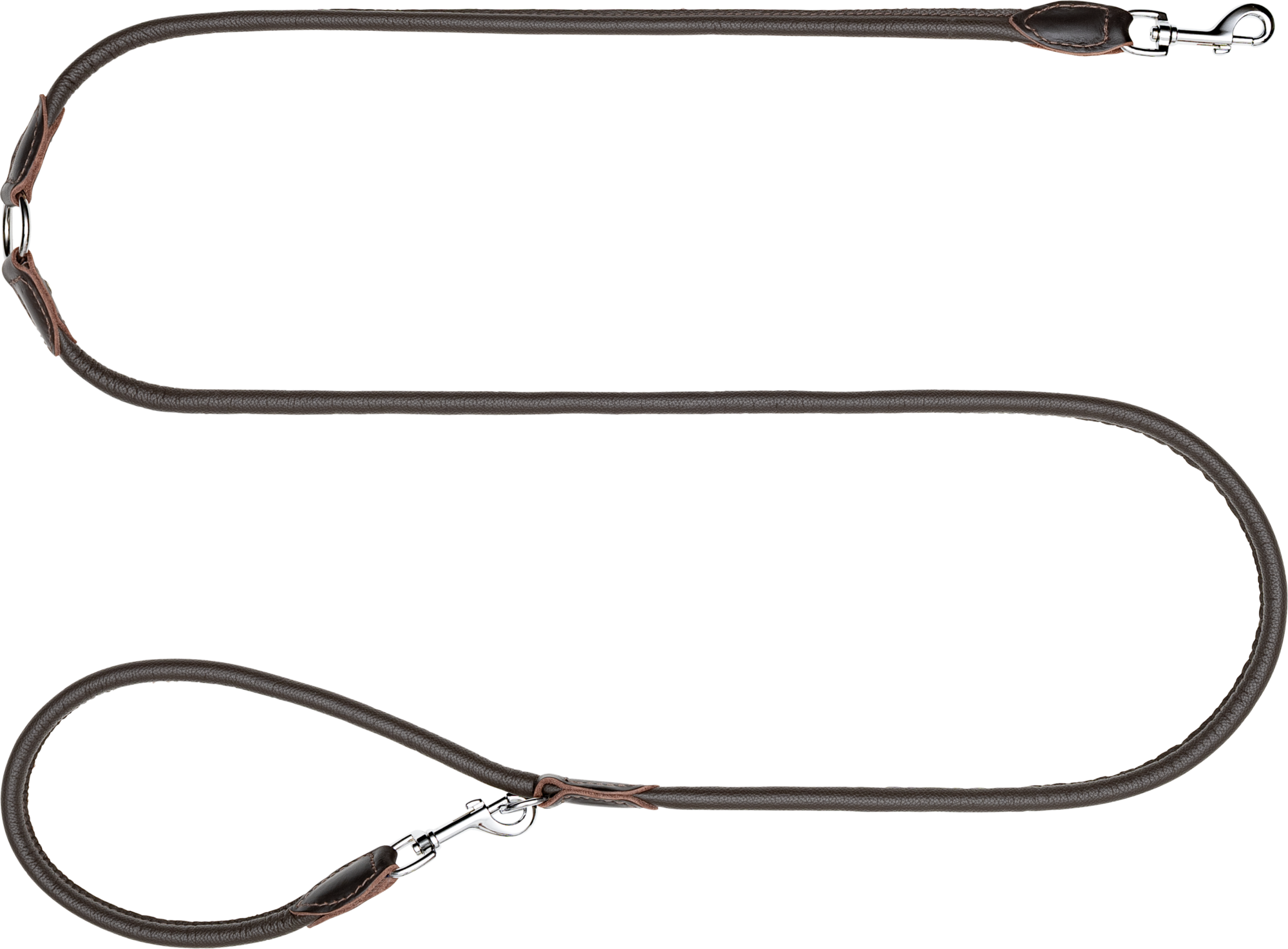 Blaser Hundeleine Leder braun2