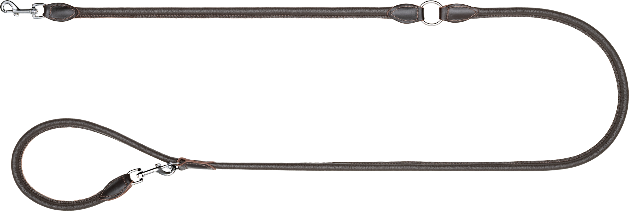 Blaser Hundeleine Leder braun2