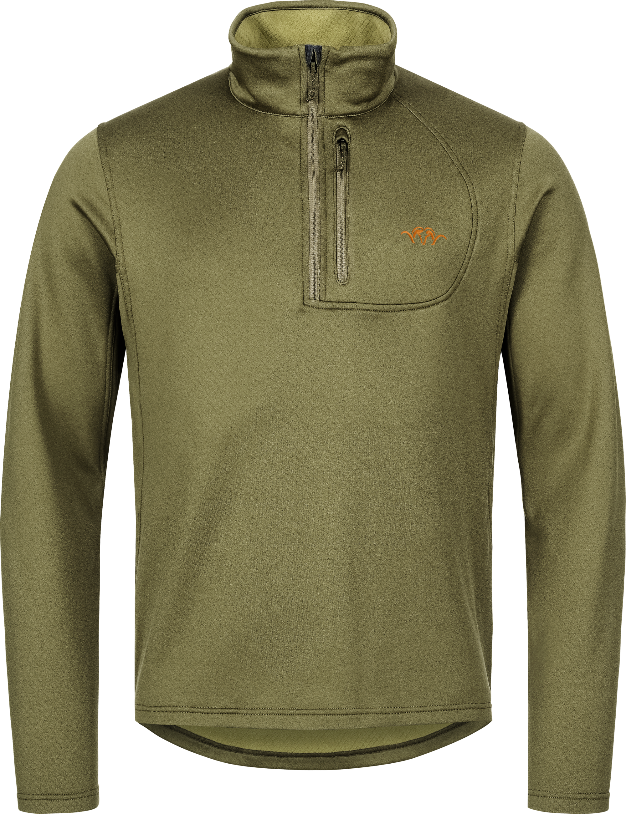 Blaser Drain Half-Zip Men dunkel oliv