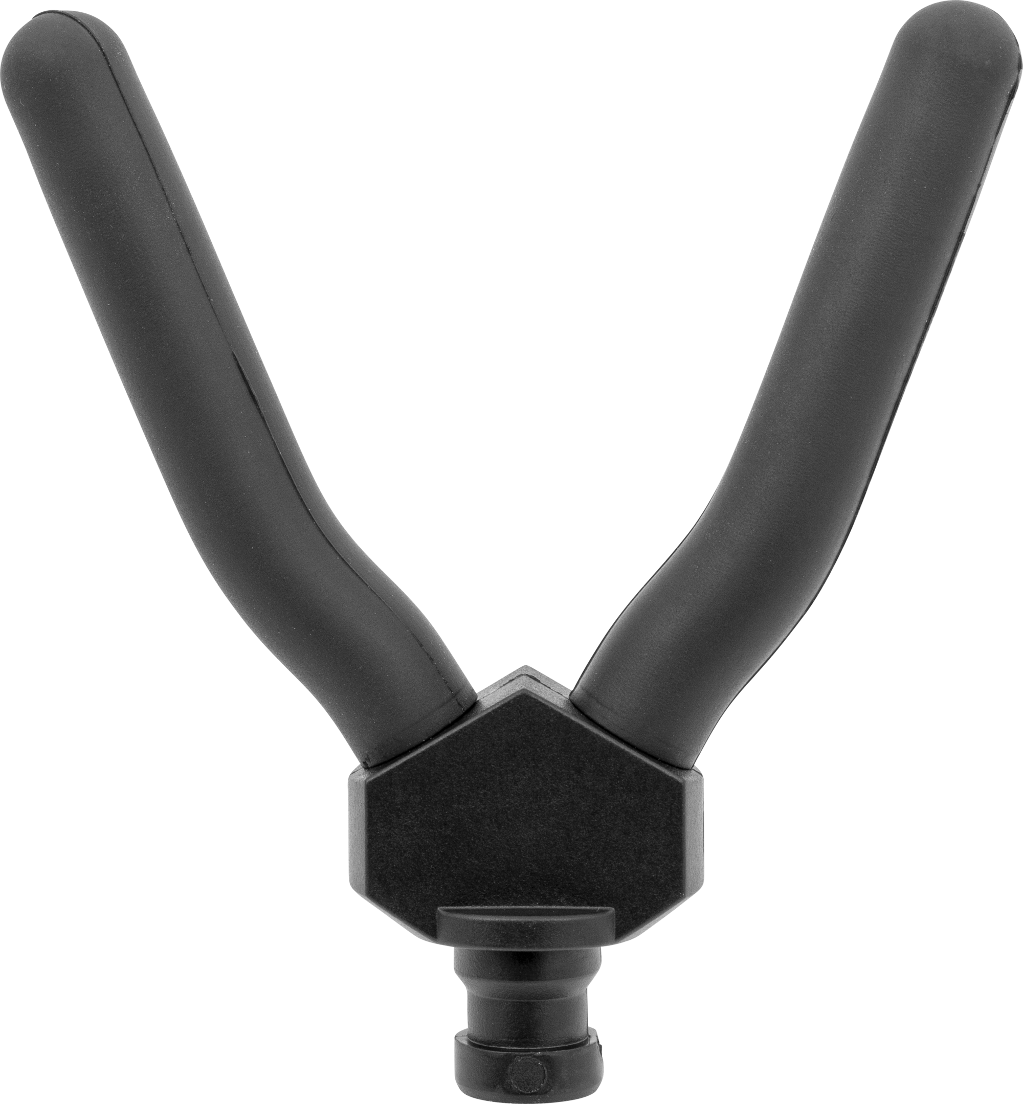 BJW Aufnahmegabel für Carbon Zielstock schwarz