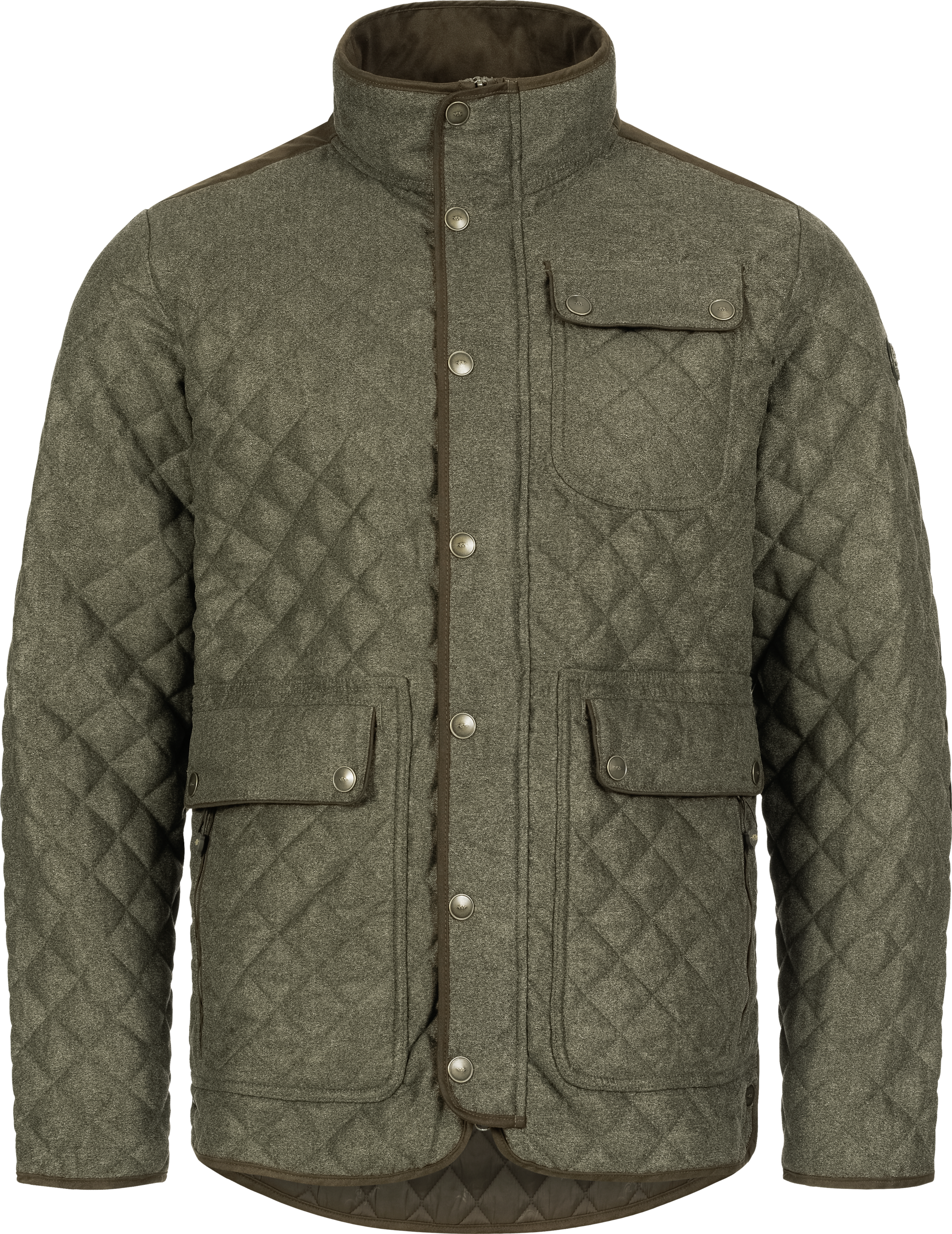 Herren Vintage Jacke Miles olive mélange/schwarz