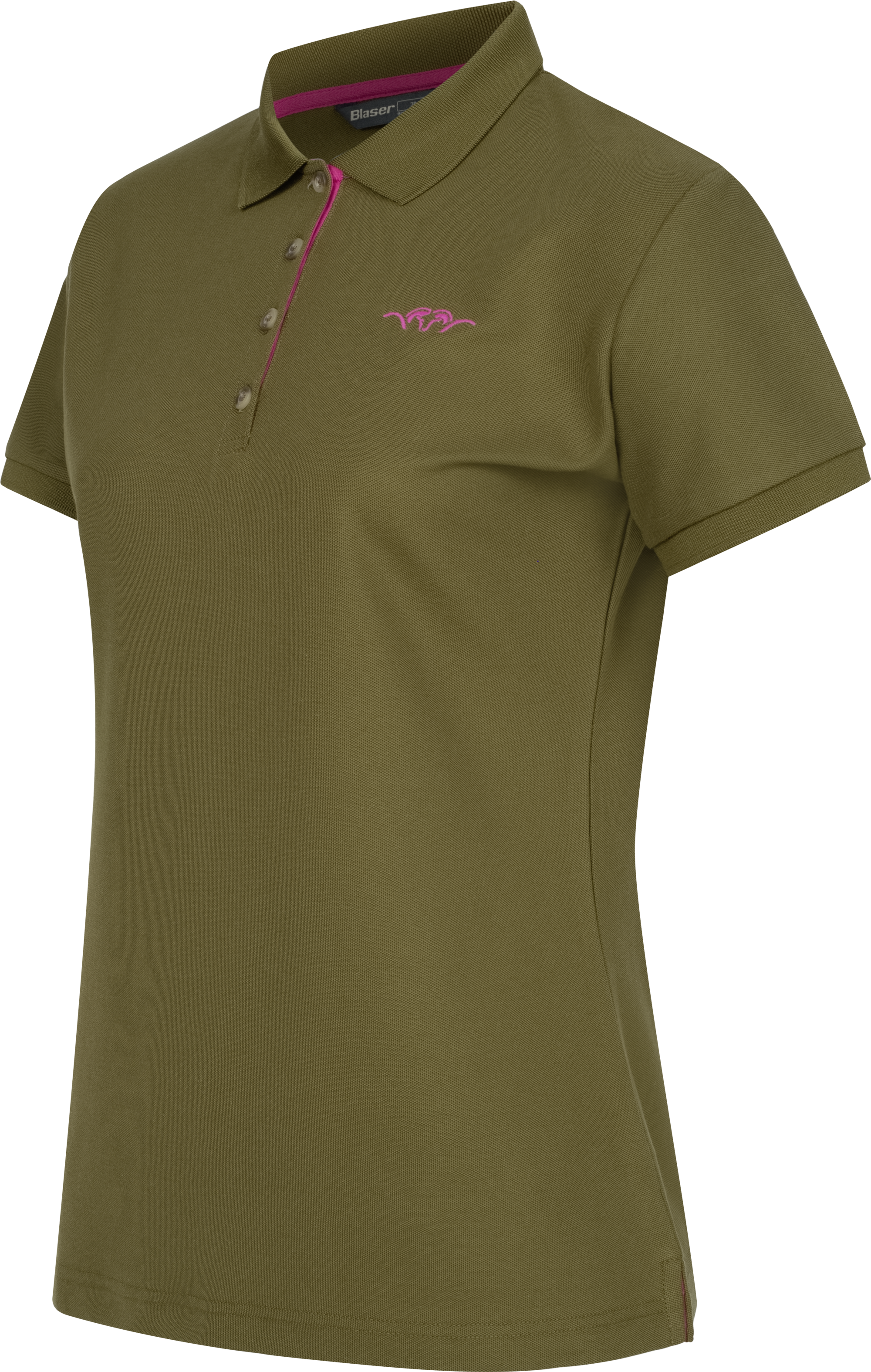 Blaser Poloshirt Damen 25 dunkel oliv