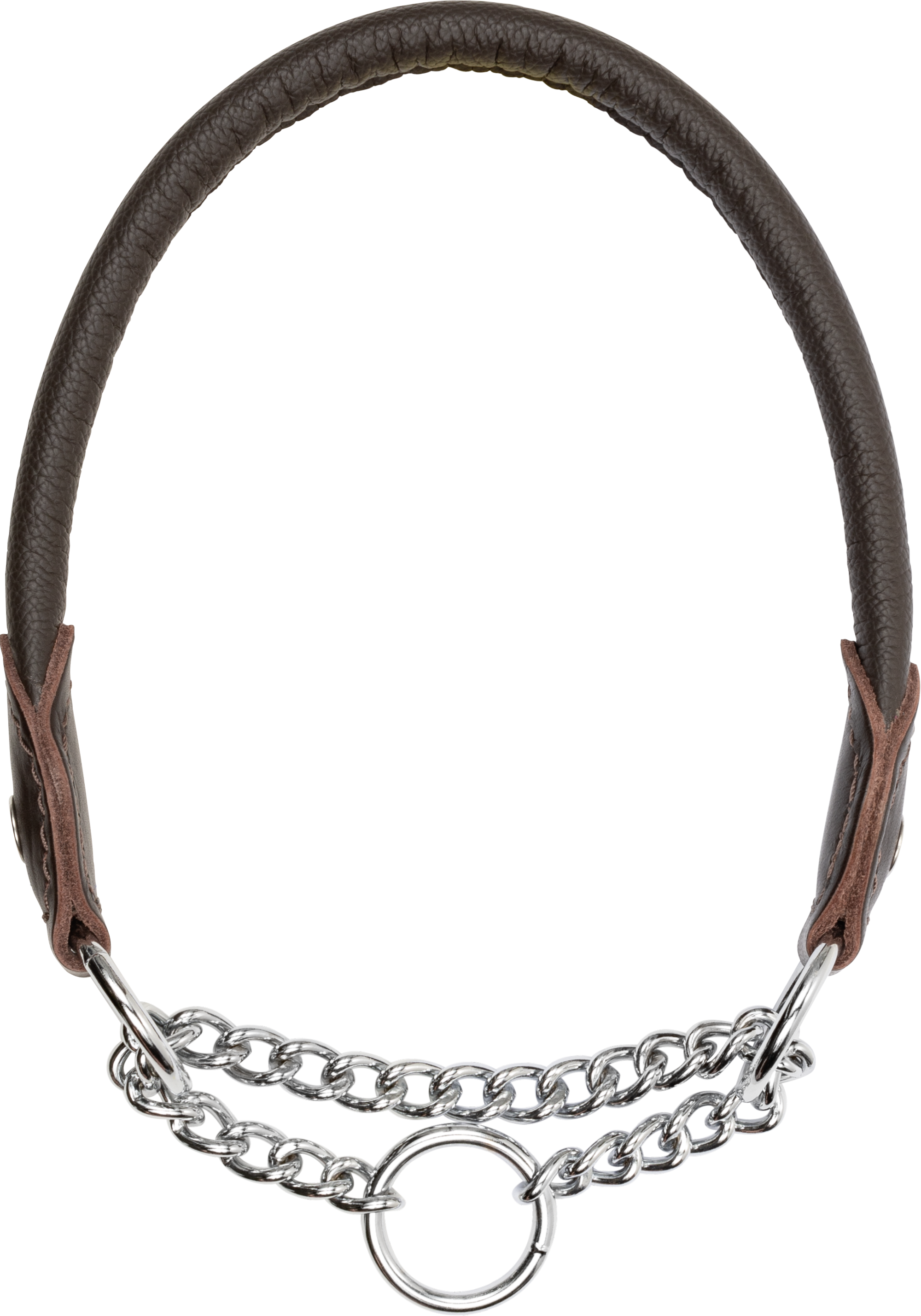 Blaser Hundehalsung Leder braun2