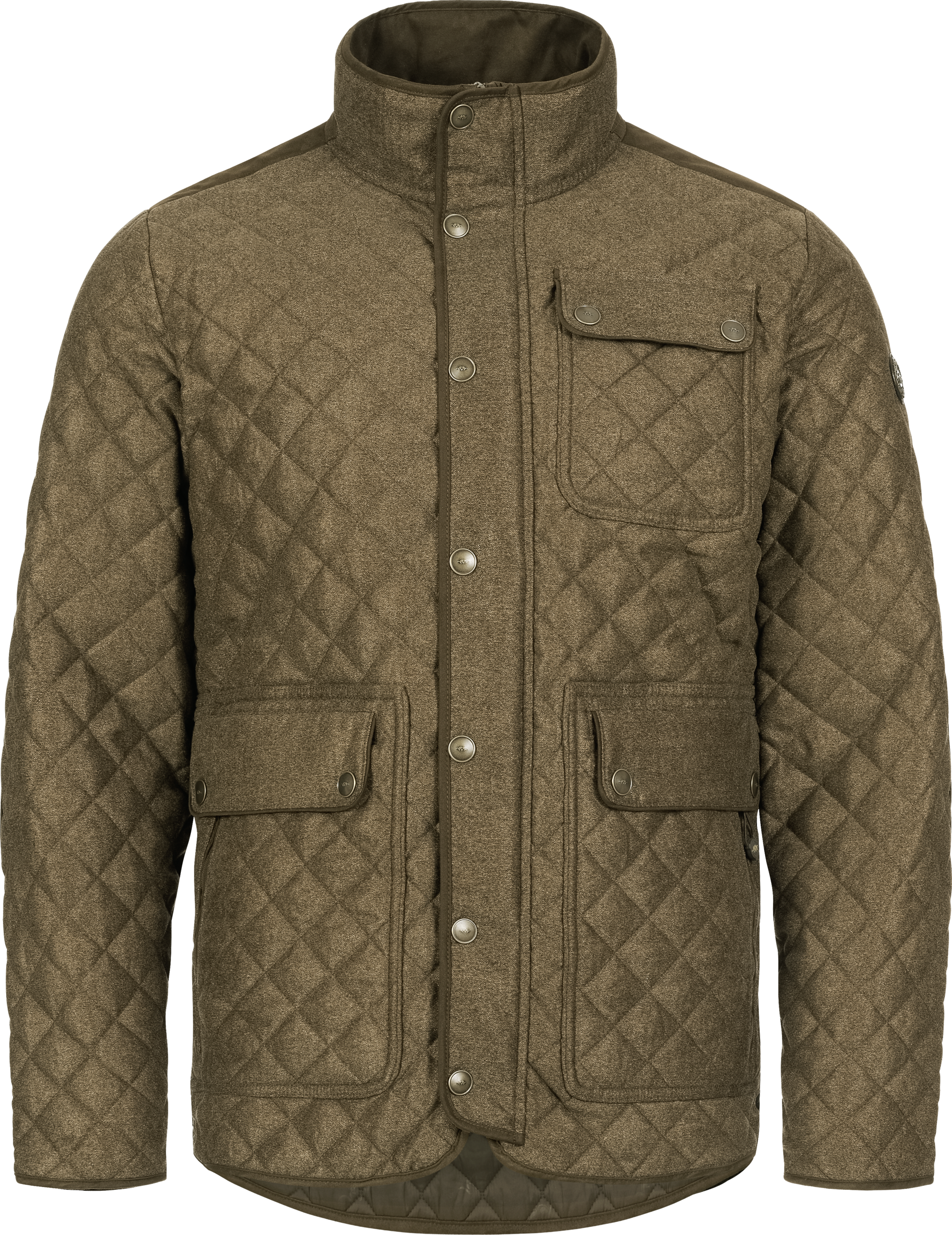 Herren Vintage Jacke Miles dunkelbraun mélange