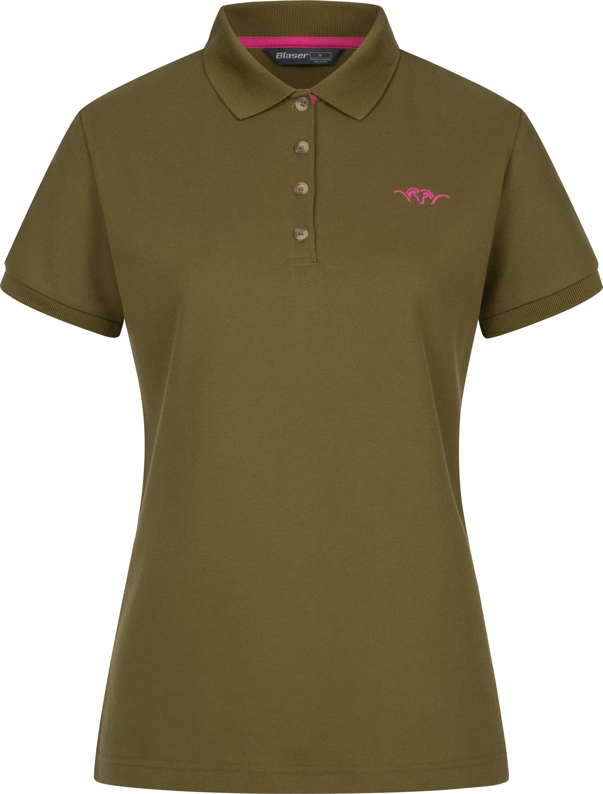 Poloshirt Damen 25 Dunkel Oliv