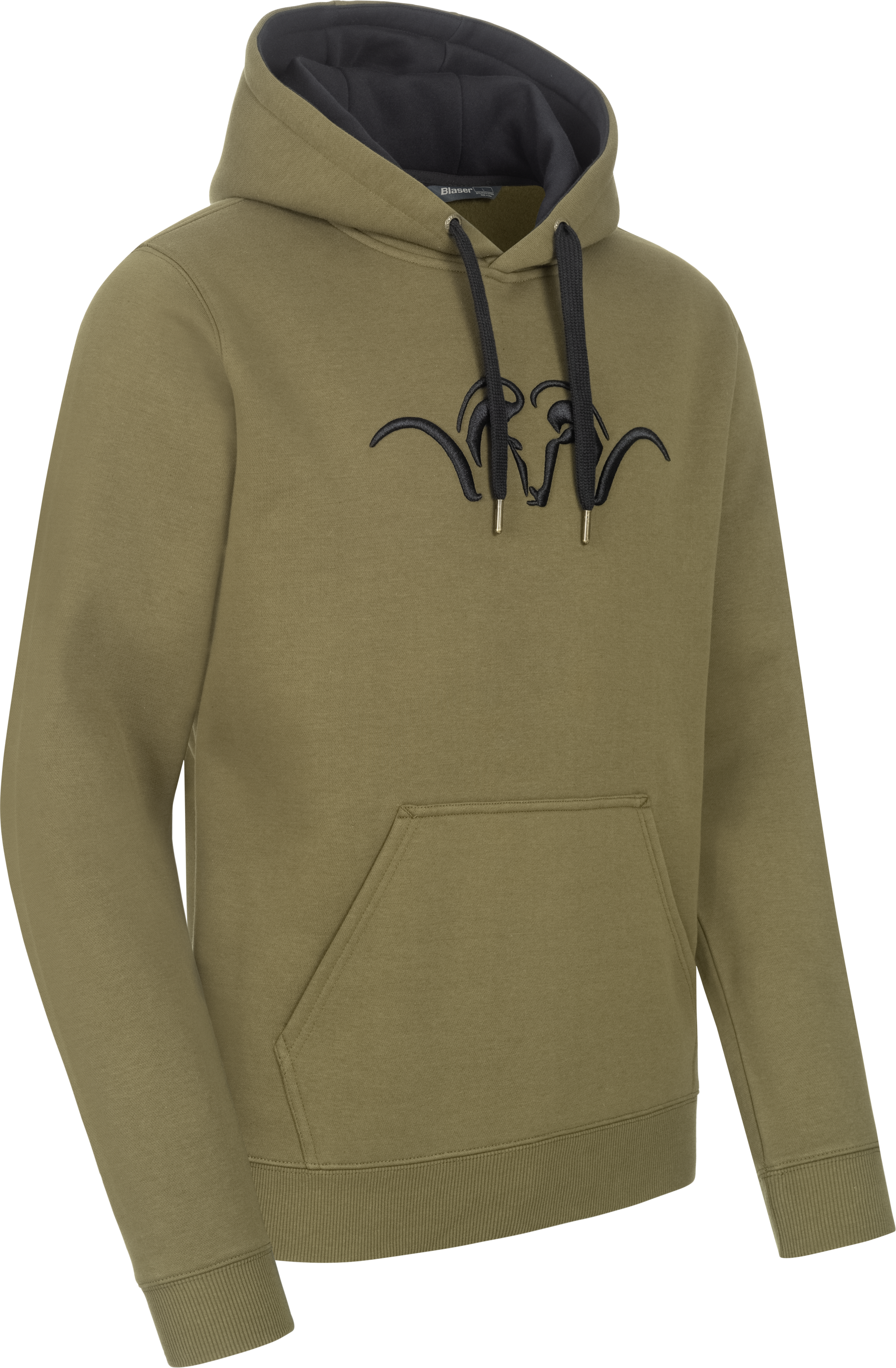 Blaser Hoody Men dunkel oliv/schwarz